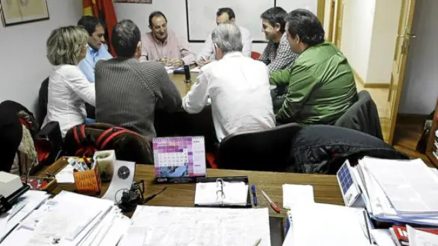 imagen de archivo de uan reunión de la permanente del comité de GM el pasado mes de febrero.