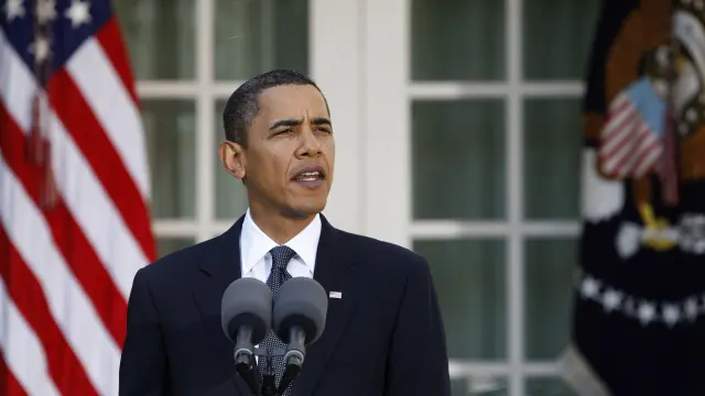 Declaración de Barack Obama a las puertas de la Casa Blanca