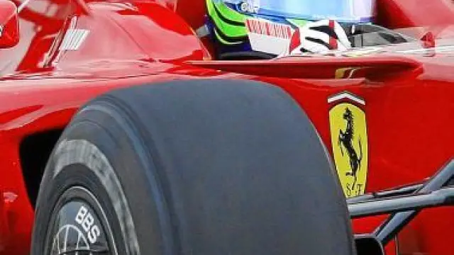 Massa, en la sesión del circuito de Fiorano, en Maranello.