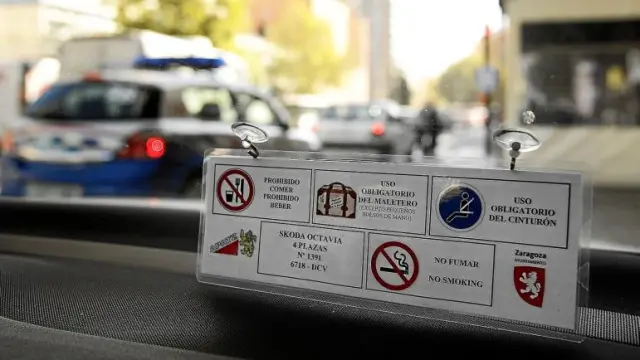 El uso del cinturón también es obligatorio en los taxis.