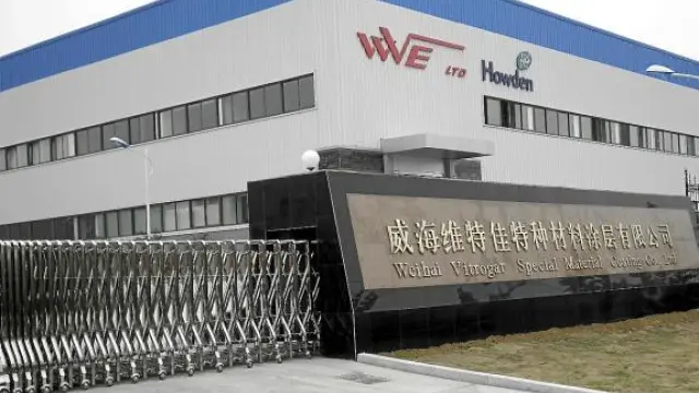 Fábrica china de Vitrogar, desde la que se atenderá el mercado asiático de intercambiadores de calor.