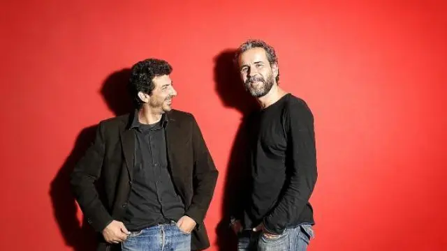 Alberto Rodríguez y Willy Toledo, antes del coloquio en el que hablaron de su última película, 'After'.