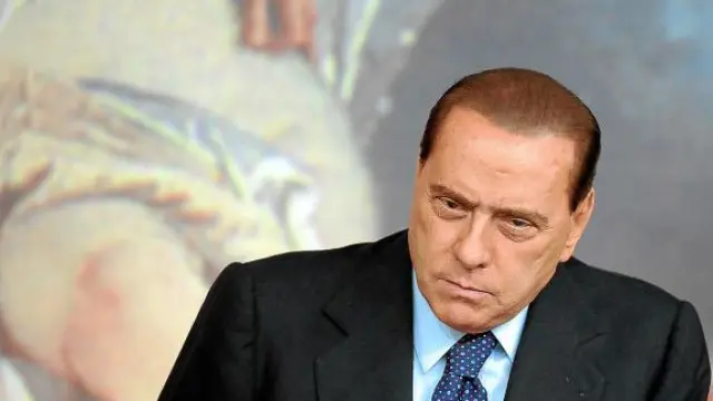 Berlusconi, en una conferencia de prensa hace unas semanas.