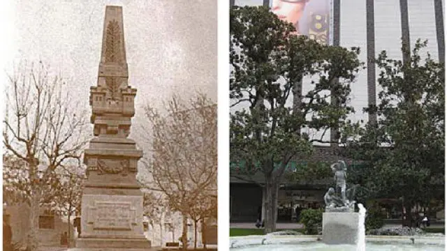 Un antiguo obelisco del arquitecto Ricardo Magdalena, desaparecido