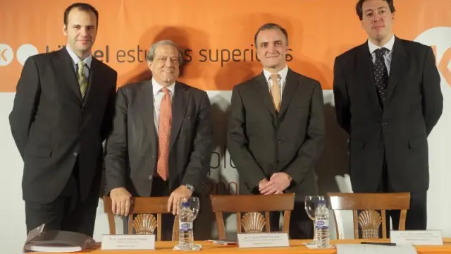 De izquierda a derecha, David Marqueta, Javier Fernández del Moral, Javier Kühnel y Carlos Andreu.