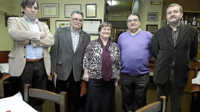 José Miguel Martínez Urtasun, Emilio, María Pilar y Guillermo Lacambra y Jorge Cortés