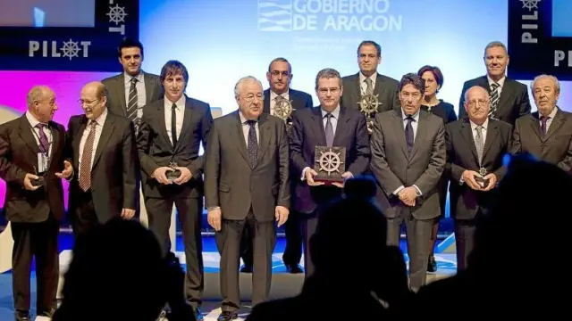 Galardonados y finalistas del premio Pilot a la Excelencia Logística 2010.