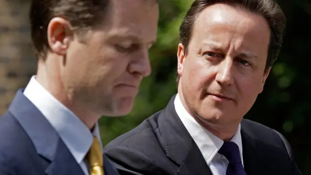Clegg, junto Cameron