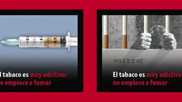 Imagen de los paquetes de tabaco