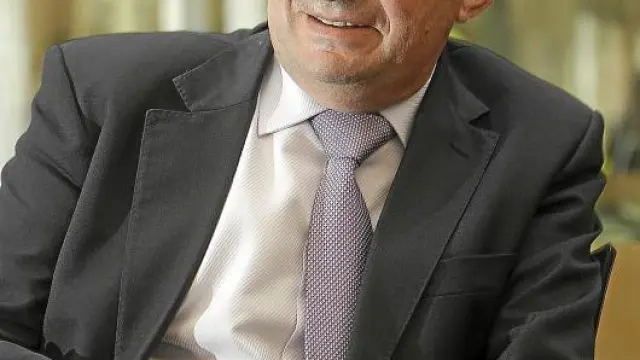 Pedro Sanz Alonso, presidente del Gobierno de La Rioja, durante la entrevista.