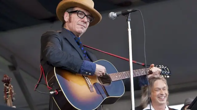 Elvis Costello, en abril, en el Festival de Jazz de Nueva Orleans.