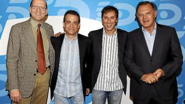 Manuel Villanueva, J. J. Santos, Paco González y Pedro Piqueras.