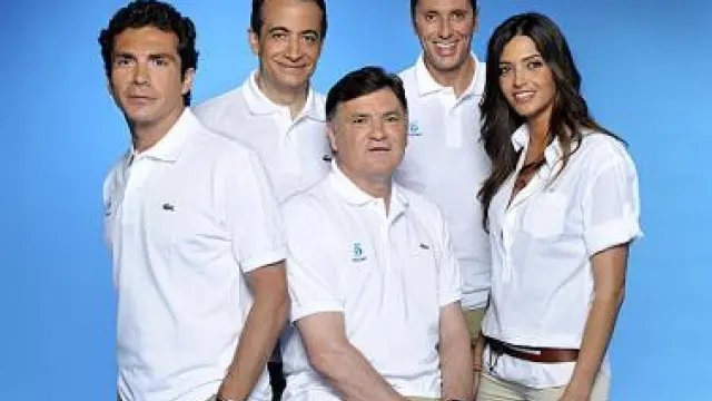 El equipo que comentará los partidos del Mundial en Telecinco.