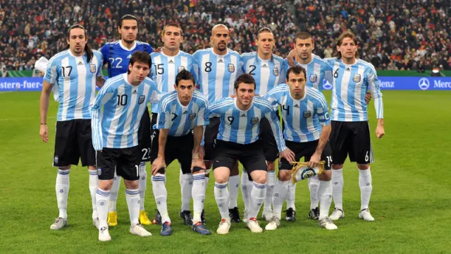 Alineación de la selección argentina