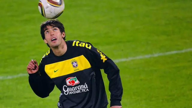 Kaká, la estrella brasileña.