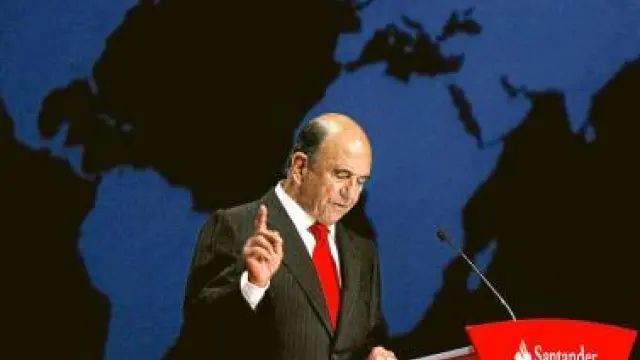 Emilio Botín, en la Junta de Accionistas de Banco Santander.