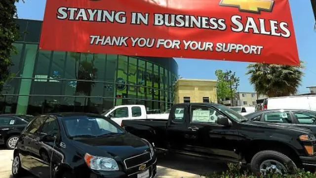 Imagen de archivo de un concesionario de General Motors en Santa Mónica (Los Ángeles).