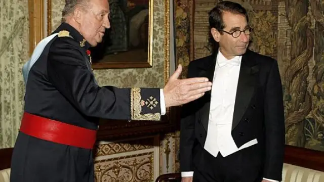 El Rey recibió en enero las credenciales del nuevo embajador Solomont en el Palacio Real.