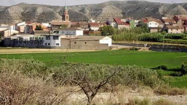Vista panorámica de Mediana de Aragón.