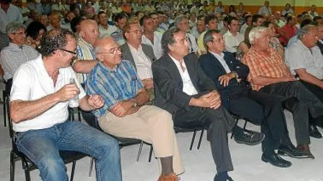 Numeroso público acudió al acto celebrado en Bujaraloz.