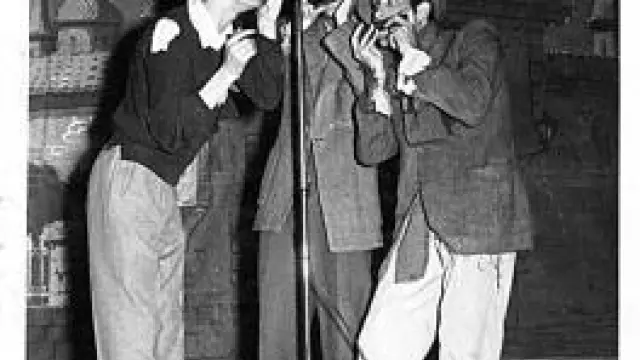 Arturo Grijalba, Luis Mallén y Armando Clemente, quienes constituían el grupo original.
