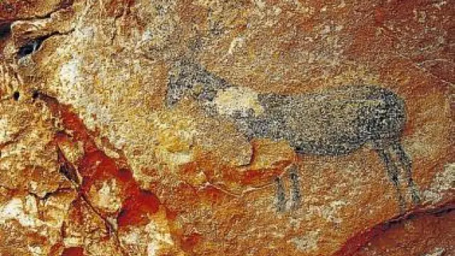 La DGA no ha protegido las pinturas rupestres descubiertas hace un año en Jaraba