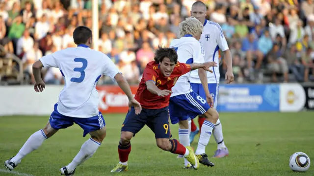 Bojan marcó el gol para España.