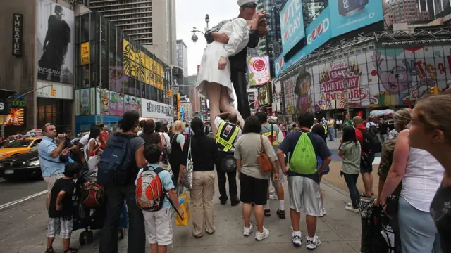 Escultura en Times Square