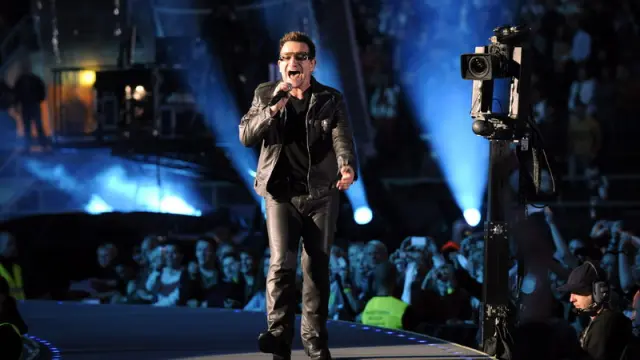 Bono, en un concierto de U2.