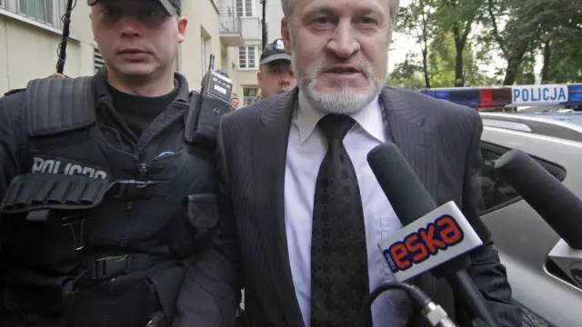 Akhmed Zakayev en el momento de su detención
