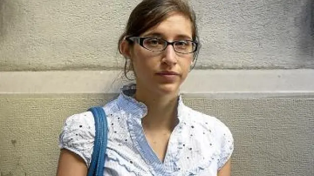 Marta Ibáñez lleva tres meses en el paro.