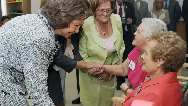 La reina Sofía inaugura una residencia en León