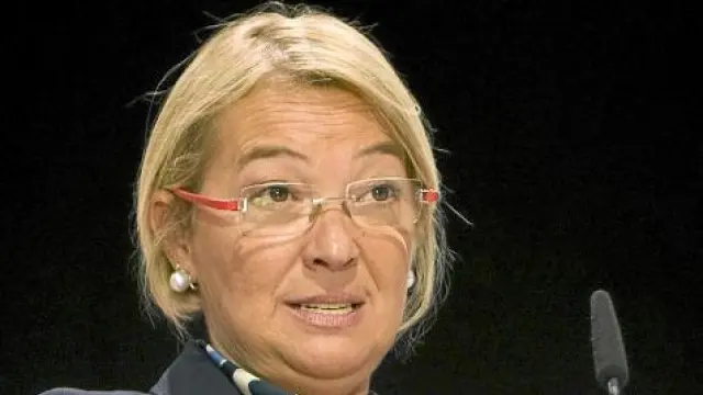 La candidata socialista a la presidencia de Aragón, Eva Almunia.