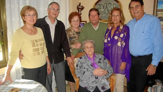 Victoria Monter celebrará mañana con su familia su centenario.