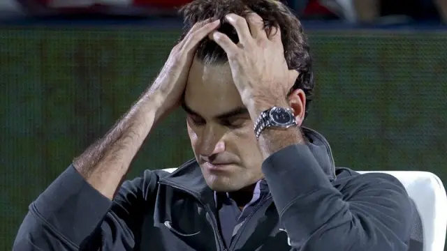 Roger Federer, derrotado en la final de Shangái