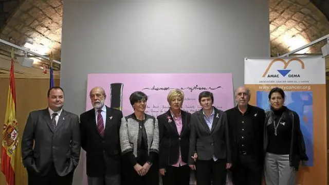 Víctor Chueca, José Enrique Ocejo, Teresa Antoñanzas, María José Aybar, Susana Ruberte, Manuel García Encabo y Pilar Alcober.