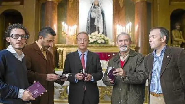 De izquierda a derecha, Sergio Navarro, Carlos Pardos, Ernesto Millán, Santiago Gonzalo y Luis Sorando.