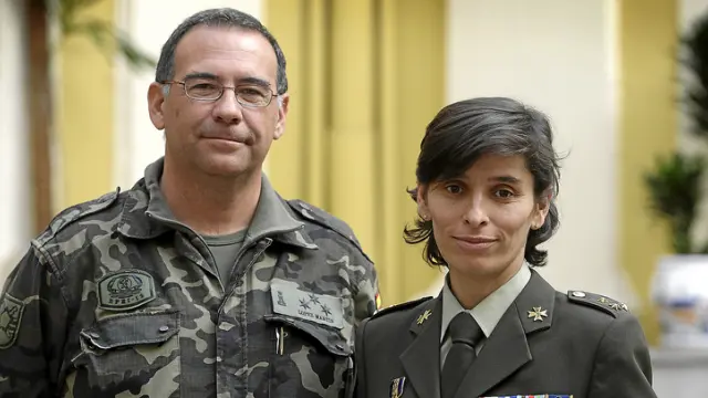 Alicia Moreno y Miguel Ángel López cruzaron un mes en la misión internacional de Bosnia en 1993.