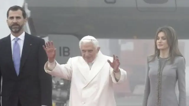 Los Príncipes reciben al Papa