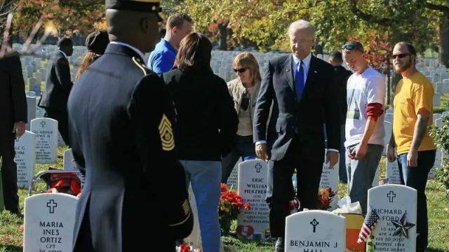 Biden, en los actos de conmemoración