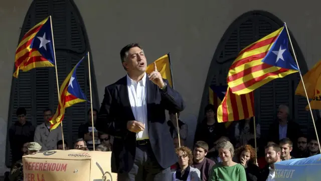 El líder de ERC, Joan Puigcercós