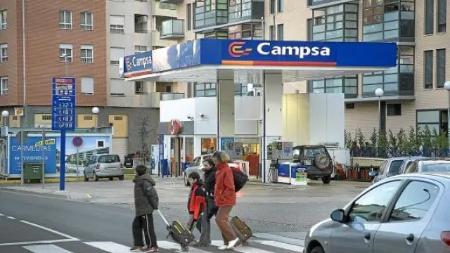 La estación de servicio se encuentra ubicada en el paseo de Ramón y Cajal.
