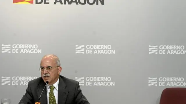 Alberto Larraz, consejero de Economía del Gobierno de Aragón.