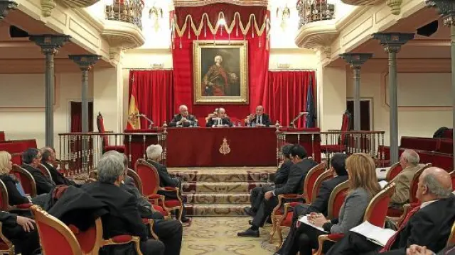El acto se celebró en la Real Academia de Jurisprudencia y Legislación.