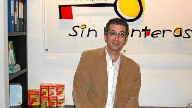 José Gómez, en una de sus academias donde se enseña español.