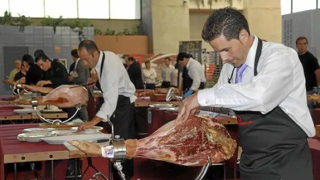 La Feria del Jamón y Alimentos de Calidad -en la foto de archivo-, entre las que se celebrarán en 2011.