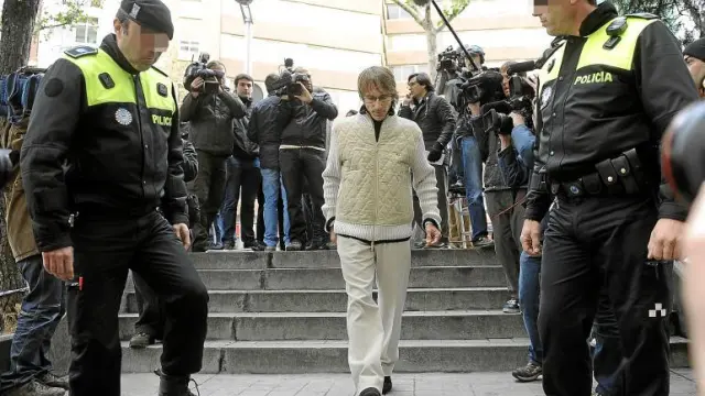 Alberto García acude a declarar a los juzgados de Madrid.