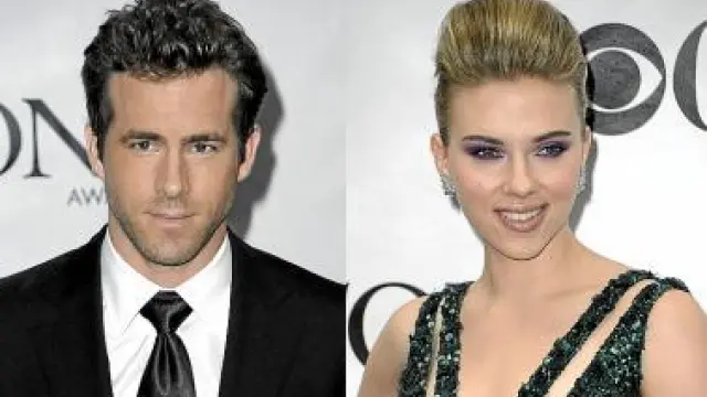 Ryan Reynolds y Scarlett Johannson, separados pero por las buenas