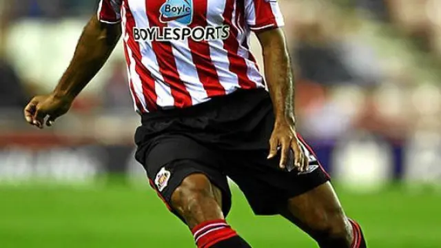 Paulo da Silva, en uno de sus últimos partidos con el Sunderland en la 'Premier League'.
