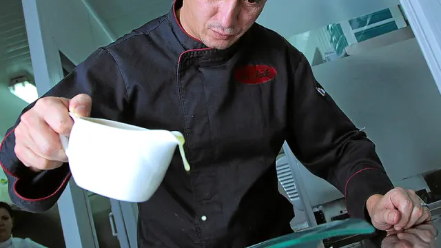 José Ignacio Acirón, chef del restaurante La Bastilla.